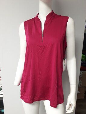 Tail Women's Golf Pull Over Shirt Tank Top Red Size XL NEW WITH TAGS!